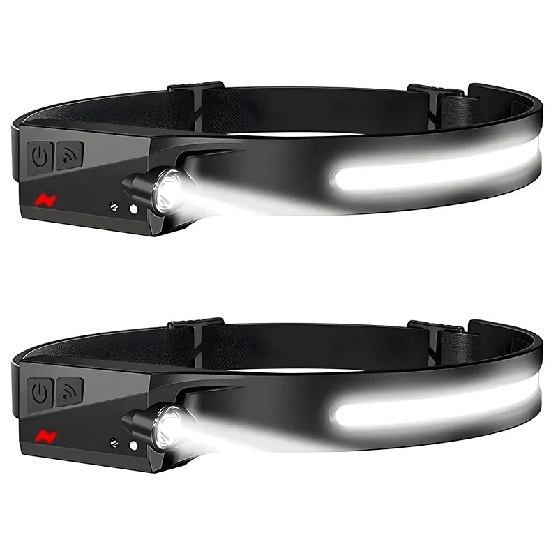 MUCITUP Headlamp USB Rechargeable LED Waterproof, Motion Sensor Camping/Hiking Light - Image 12