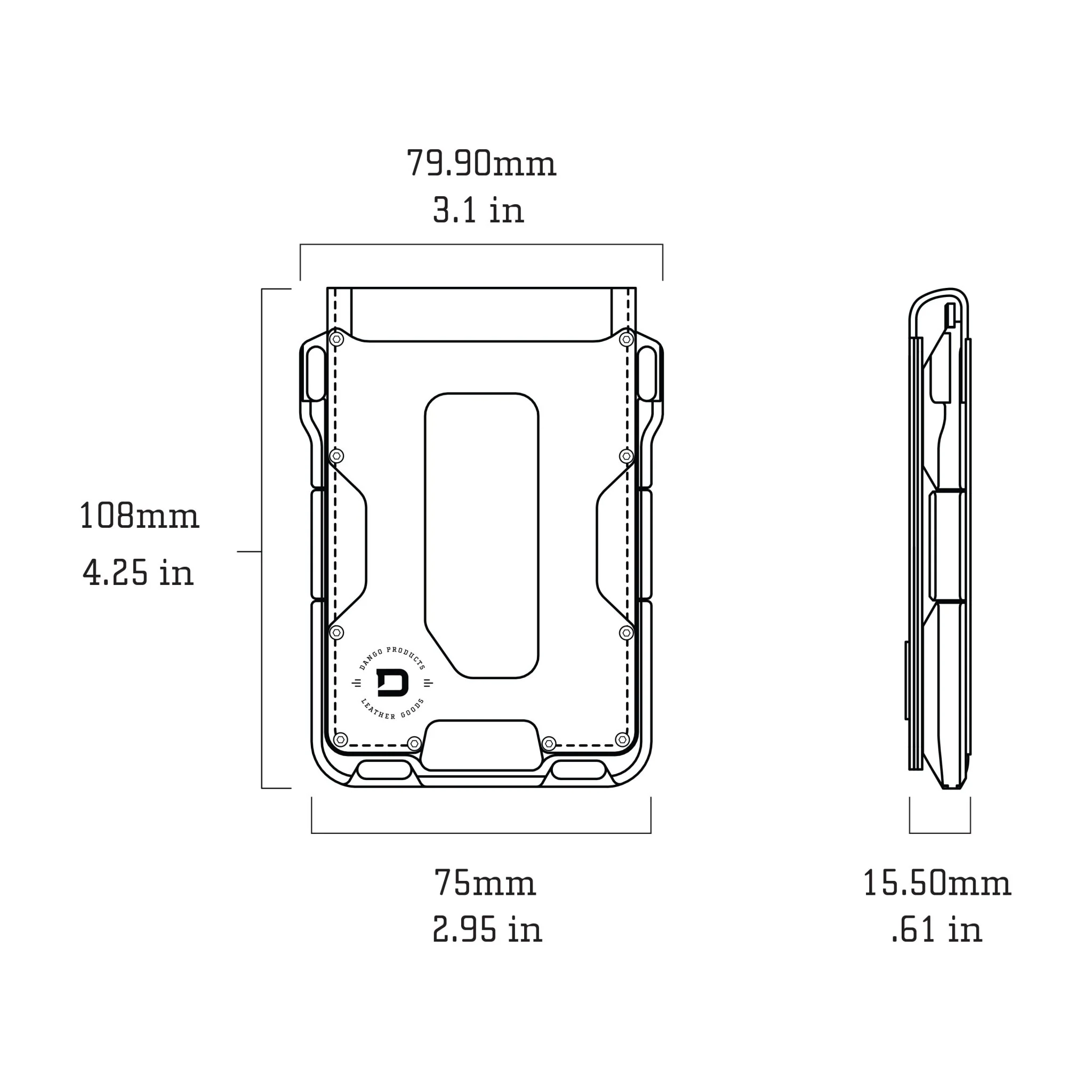 DANGO M1 MAVERICK™ BIFOLD WALLET - 4 POCKET BIFOLD LEATHER - Image 23