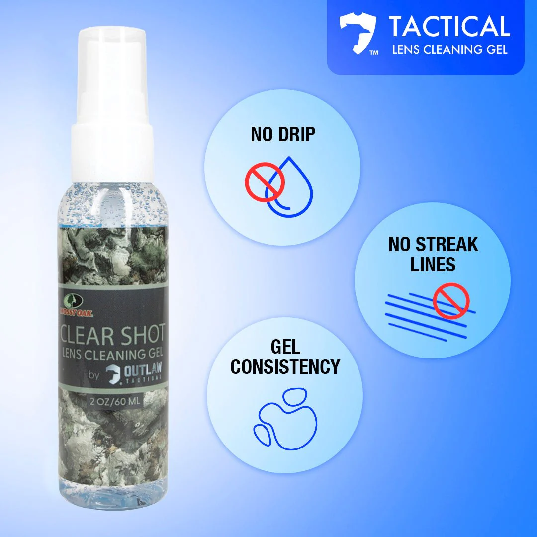 OutLaw Eyewear Mossy Oak ClearShot 2 Oz. Lens Cleaner Spray - 4 Pack - Image 6