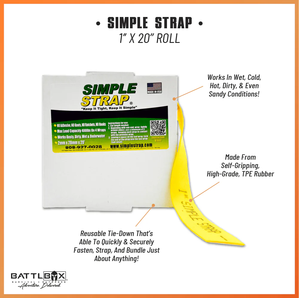 Simple Strap 1”x20’ Roll - Image 4