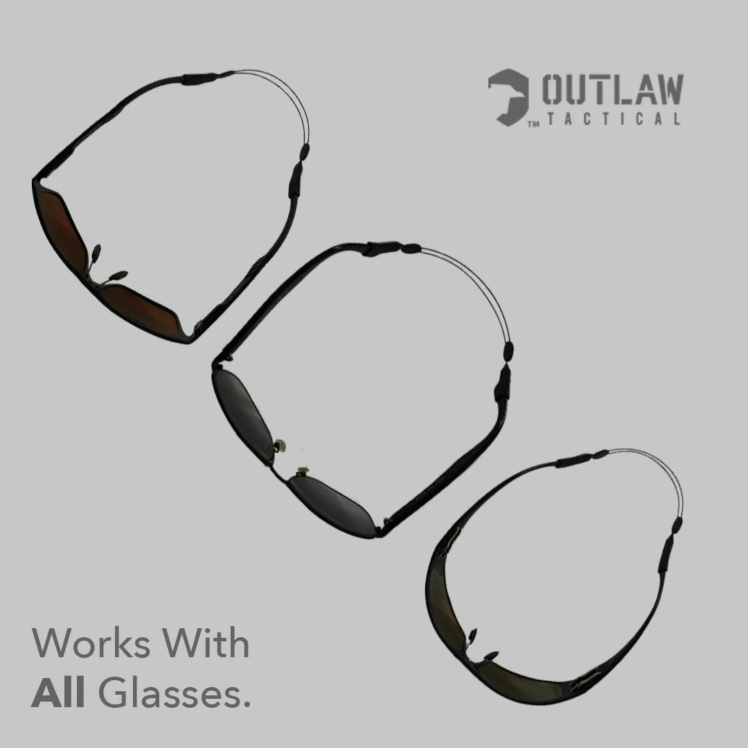 OutLaw Eyewear Tactical Glasses Retaining Cord & Ear Hook Grips - Image 5